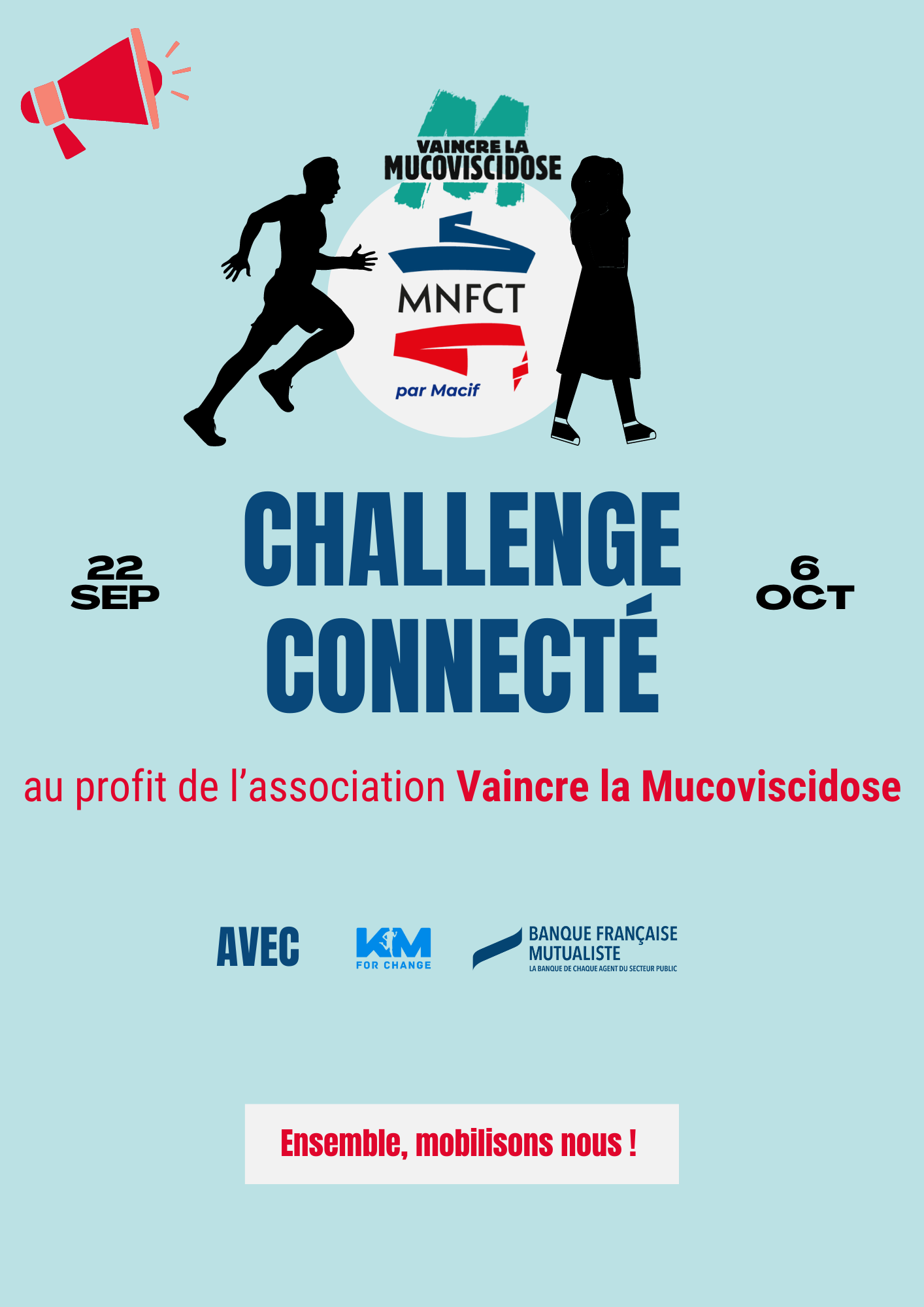 La MNFCT se mobilise pour un challenge collectif et solidaire ! 🏃🏼‍♀️
